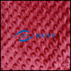Professional Plain Velboa Fur Fabric Soft Fabric With Raised Dot