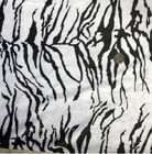 Print Velboa Fur Fabric  Zebra Upholstery Fabric